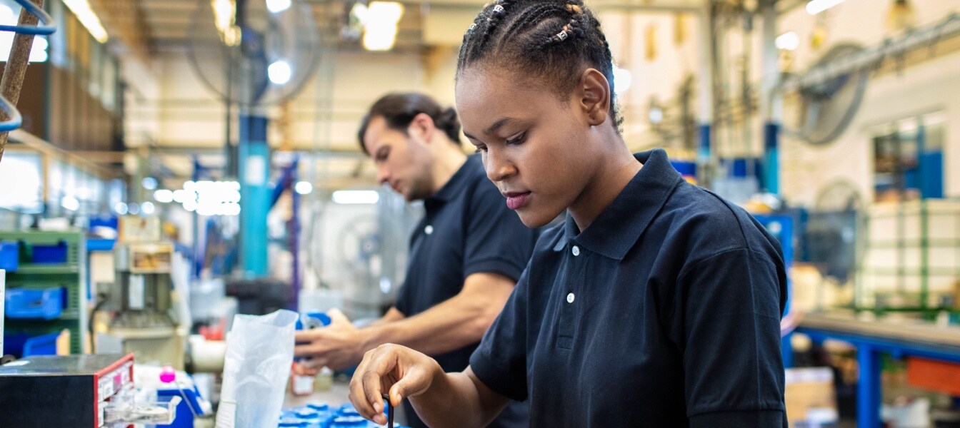 Workers In Factory