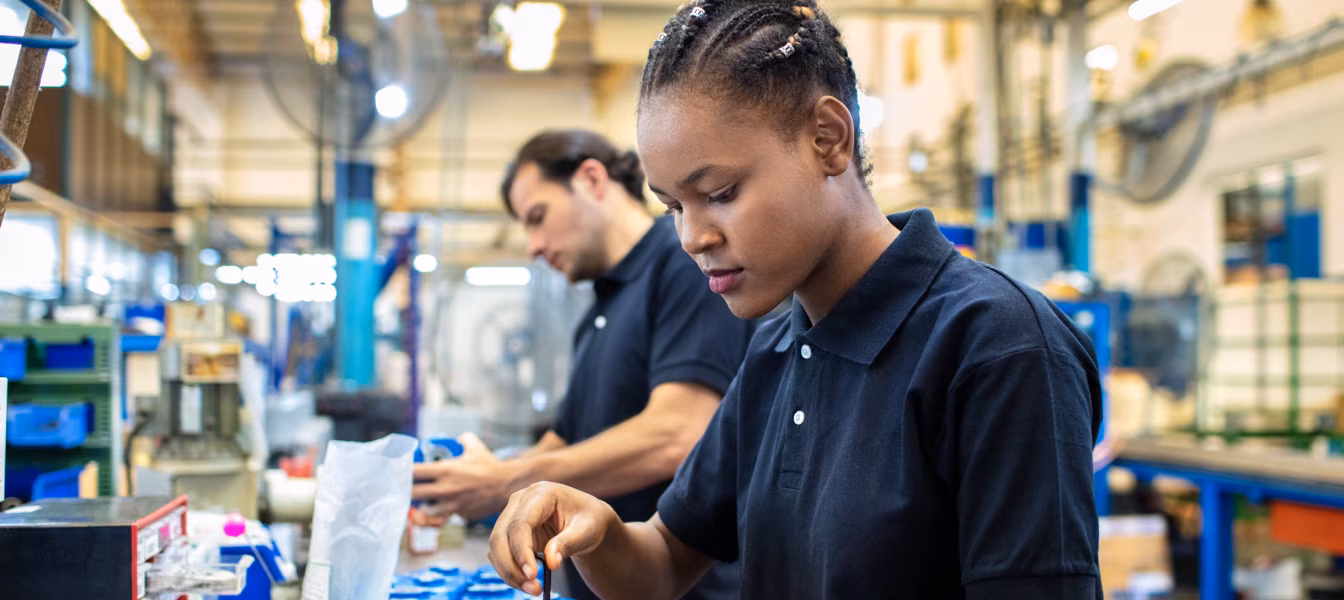Workers In Factory